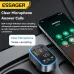 ESSAGER F748 bluetooth 5.3 FM Transmitter 2USB-A+USB-C PD3.0 QC3.0 FCP AFC iP2.4 USB Car Charger LED Digital Display Support TF Card/U Disk Wireless Radio Adapter HiFi Music Play Car Kit With Mic Hands Free Calls