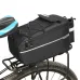 B-SOUL Bicycle Rear Seat Bag Waterproof Pannier Trunk Bags Back Rack Rear Seat Bag Multifunctional Cycling Luggage Shoulder Handbag