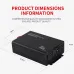 DH-NY01-2000W 2000W Pure Sine Wave Power Inverter Universal Jack DC12V/24V to AC 220V Output Voltage for RV Outdoor Camping