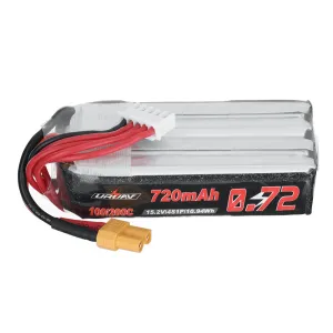 URUAV 15.2V 720mAh 100C 4S LiPo Battery XT30 Plug for GEPRC Cinelog30 V3 FPV Racing Drone