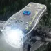 BIKIGHBike Headlight 4 LELarge Beads 2000mAh Battery Dual Distance Beam Design Waterproof 4 Light Modes Type-Fast Charge Power Display Flashlight with 120dB Horn