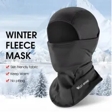 WESBIKING Cycling Cap Winter Warm Running Scarf Large Size Balaclava Velvet Bike Full Face Cover Headwear Climbing Fishing Skating Hat