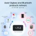 SMATRAL Type-C Plug In Zigbee3.0 Gateway Tuya Smart Hub Remote Control bluetooth Mesh Multi Mode Gateway Time Display Desk Wall Clock Voice Remote Control