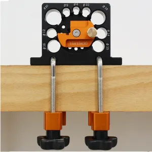 ENJOYWOOD Adjustable  Dowel Jig With Carbide Inserts 8-20mm Hole Specifications Compact Lightweight
