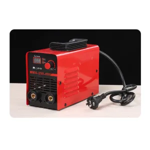 MMA-250 Portable Inverter Welding Machine 220V Single Phase 60 Percent Duty Cycle 25-250A Current Range Compact Design Advanced IGBT Technology Easy Arc Start