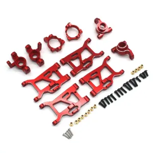Upgraded Metal Parts Suspension Swing Arm Steering Cup Set for 1/14 1/16 ZD Racing MT16 Rlaarlo JIUSI MT14R PT14R RC Cars Vehicles Models Spare Accessories