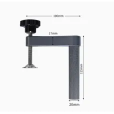 20mm Universal Quick Action Manual Bench Dog Clamp Adjustable Woodworking Desktop Clip Hold Down Fixed Clamp