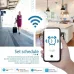 Tuya 16A EU Smart Socket WiFi Smart Plug With Power Monitoring Timing Function Voice Control Via Alexa Google Home