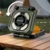 IPRee Folding Camping Fan Lantern with Stand Rechargeable Dimming Bright Work Floodlight Portable Hand Crank Outdoor Hiking Emergency Lamp