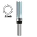 1/2 Inch 12mm Shank 3 Flutes Straight Cut Router Bit with Bearing Straight Grooving Bit Pattern Flush Trim Bit Woodworking Milling Cutter Tool