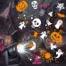 16 Patterns Halloween Atmosphere Decoration Light Halloween Projection Lamp LED Fantasy Light With Dynamic Pumpkin Skull Spider Witch Hat Bat Ghost Suitable For Home Bedroom Party Halloween Holiday Decoration