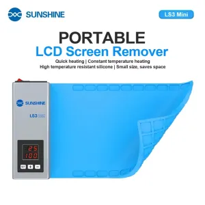 SUNSHINE LS3 Mini LCD Screen Remover 10-130 Adjustable Temperature Heating Pad for Phone Pad Tablet Screen Repair Separation Tool