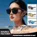 GS08 Smart bluetooth 5.3 Glasses Touch Control UV400 Protection IPX5 Waterproof 3D Stereo Sound Magnetic Charging for Outdoor Sports Activities