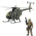 JOYTOY 1/25 XS-01 XS-02 XS-03 Night Raid Pilot / Assault Pilot / Tactical Night Raid Pilot Model Applicable for Eachine E220S MD500 RC Helicopter(Not Include the RC Helicopter)