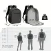 Camera Backpack Bag with Waterproof Cover Multi-Compartment Design for Camera Accessories Laptop Tripod Strap Outdoor Photography Travel
