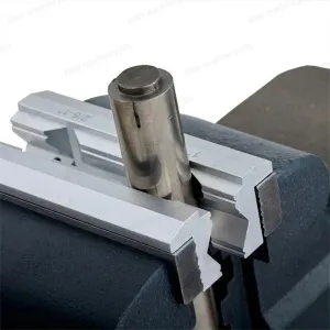 2PCS Vise Jaws Milling Vise Jaw Clamps Magnetic Bench Vice Pad Tools for Gripping Mechanical Tube Fitting Fixed Protector