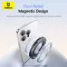 Baseus Magnetic Dual-Ring Phone Stand Suction Rotating 360 Wall Stickers Everywhere for iPhone 16 16 Pro 15 Pro Max for Huawei for SAMSUNG Folding Ring Phone