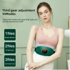 4 in 1 Electric Vibration Fitness Massager 30W Power EMHigh Vibration Tech 3000mAh Battery for Abdomen Buttocks Legs Back Muscle Exercise