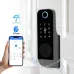 GT01-2 Waterproof Tuya TTLOCK Smart Door Lock Wifi Double Side Fingerprint Lock Outdoor Gate Digital Password Remote App Home Electronic Rim Lock