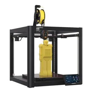 TRONXY VEHO 4 3D Printer 400x400x400mm Build Volume 700mm/s Print Speed 36 Point Auto Leveling Klipper Firmware 7-inch Touchscreen FDM 3D Printer