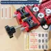 ENJOYWOOD Doweling Jig Hole Puncher Drill Guide Tool with Metric and Imperial Scales Precise Alignment Slots
