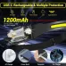 Bikight LECOB Sensor Headlamp with Tail Magnet UV Light USB Rechargable Head Flashlight Headlight LECOB Work Light