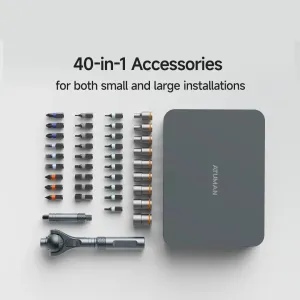 DUKA RS2 Ratchet Screwdriver Set with 40-in-1 Accessories Precision Structure 180 Universal Ratchet Head Multi-Magnetic Design