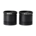 3Pcs HAYEAR 0.5X C Mount Microscope Adapter 30.5mm 30mm Electronic Eyepiece Reduction Lens 0.5X Microscope Relay Lens for Microscope CCD Camera