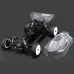 HNR H9804 FOXHOUND Rally H9806 SATURN Off-Road 1/10 RC Car Frame Version Transparent Body Shell without Electronic Parts Vehicles Models Toys