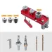 Aluminum Profile Hole Punching Tapping Tool Kit 6mm 8mm 10mm 14mm DIY Drill Set for Metal Fabrication and Countersinking
