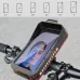 XANEBicycle Mobile Phone Holder for 4.7-7.0 inches Universal Waterproof Shock Absorber Multi-Functional Storage Bag Handlebar Stand for Outdoor MTB Motorcycle Navigation Riding