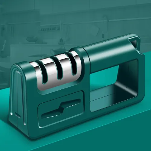 4-in-1 Knife Scissors Sharpener Knife Sharpener Fast Knife Dual-Purpose Ceramic Knife Sharpening Rod Multi-Function Kitchen Knife Hand-Held Whetstone