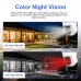 ESCAM QFS71 4G LTE Solar Security Camera 3MP Color Night Vision PIR Alarm PTZ Two-Way Audio IP66 Outdoor Wireless CCTV Cameras