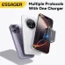 ESSAGER ES-CD52 30W 1-Port USB PD Charger USB-C PD3.0 QC3.0 FCP SCP BC1.2 iP2.4A Fast Charging Wall Charger Adapter EU Plug for iPhone 16 16 Pro 15 14 13 Pro Max for Huawei Pura 80 Ultra for Xiaomi MIX Flip 2