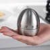 60 Minute Mechanical Egg Shaped Timer Kitchen Timer Electronic Steel Egg Timing Tools Loud Manual Reminder Alarm Clock Home Shower