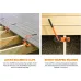 Deck Lever Tool Board Bending Straightening Locking Composite Material Multi Joist Compatibility Grooved Deck Fastening Dense Hardwood Pressure Treated Wood Installation Tool Lightweight Sturdy