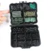 Anmuka 420pcs Fishing Tackle Kit ABBoxed Fishing Accessories Set with Hooks Swivels Beads Locking Pins Screw Block Beans Anti-winding Sleeves Fit for Anglers