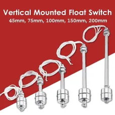 Stainless Steel Water Flow Tank Vertical Float Switch Liquid Sensor Level Controller