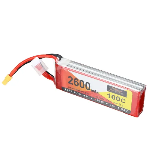 ZOP Power 14.8V 2600mAh 100C 4S LiPo Battery XT60 Plug for RC Drone