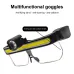 LESafety Glasses Light USB Charging Multi-Function Full-View Large Floodlight For Outdoor Cycling Fishing Camping LEHeadlight