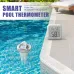 BALDR Digital Swimming Pool Thermometer -9.9-50 Range Accurate 360 Degree View Connects to HOMGAR App  Indoor Humidity Temperature Measurement