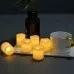 24pcs Flameless LED Candle Lights Creative Wish LED Tea Lamp Warm White Halloween Wedding Christmas Decoration Candle Lights