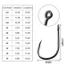 600pcs Fishing Hooks Set 10 Types High Carbon Steel Large Load-bearing Capacity Sharp Barbed Fishhook Rock Fishing Equipment Gear Tackle Accessories with Box