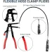 Hose Clamp Pliers Wire Long Reach Hose Clamp Pliers Set Car Disassembly Tool Vehicle Repair