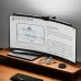 RGB Curved Computer Monitor Light Bar 10W Dual Light Source Non Glare Asymmetric LED Desk Lamp with Remote Control USB Powered