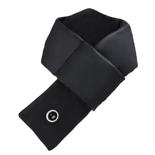 TENGOO USB Heated Scarf Graphene Heating Element Smart Winter Scarf Adjustable Temperature Lightweight Portable Warm Down Fabric