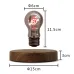 Magnetic Levitation Light Bulb Creative Personality Atmosphere Night Light Bedroom Study Desktop Technology Ornaments Valentine'S Day Gift