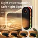 Tevorex Wall-Mounted Desktop Heater with 5-Color Night Light, Fast Heating & LCD Display, 2 Gears Adjustment Timer Heater for Home Office