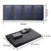 IPRee Foldable Solar Panel Drop-resistant USB Solar Panel Cells for Outdoor Activities Emergency Mobile Phone Power Battery Cells for Car Boat Caravan Camp