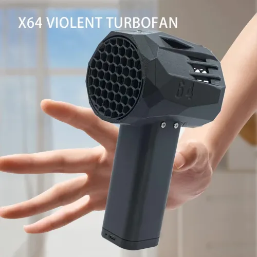 650W Turbo Fan 240km/h Wind Speed 16.8V Dual Protection Super Fast Charging Available in Silver Gold Black Red